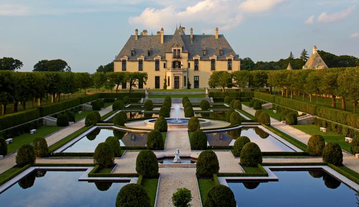 OHEKA CASTLE - Formal Garden View OHEKA CASTLE - Formal Garden View