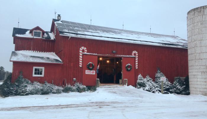 Barn at Christmas Barn at Christmas