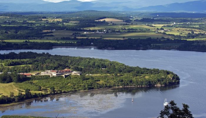 Fort Ticonderoga from Mt. Defiance. Fort Ticonderoga from Mt. Defiance.