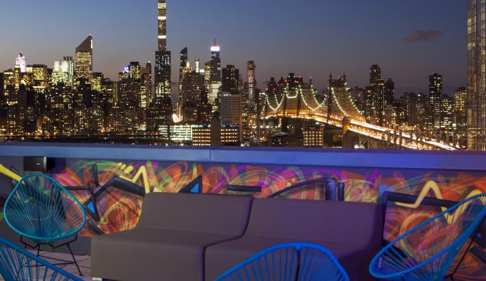 Rooftop Suite Terrace with NYC View Rooftop Suite Terrace with NYC View