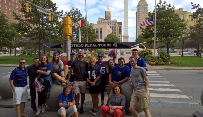 Buffalo Pedal Tours is a siuper fun way to learn about Buffalo's architecture and history Buffalo Pedal Tours is a siuper fun way to learn about Buffalo's architecture and history
