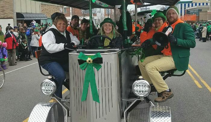 Buffalo Pedal Tours- Saint Patricks Day parade Buffalo Pedal Tours- Saint Patricks Day parade