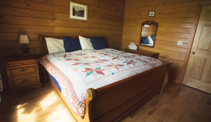 Inside of a bedroom at the Canandaigua Cottage owned by Cobtree Vacation Rental Homes Inside of a bedroom at the Canandaigua Cottage owned by Cobtree Vacation Rental Homes