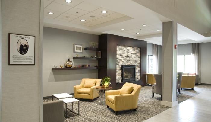 Lobby Seating & Fireplace Lobby Seating & Fireplace