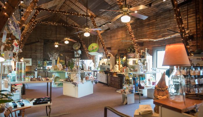 Interior of the gift shop at Sonnenberg Mansion in Canandaigua Interior of the gift shop at Sonnenberg Mansion in Canandaigua
