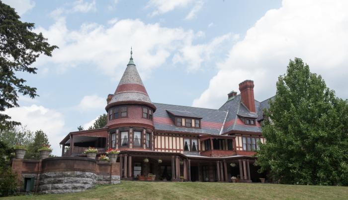 Exterior of the Sonnenberg Mansion in Canandaigua Exterior of the Sonnenberg Mansion in Canandaigua