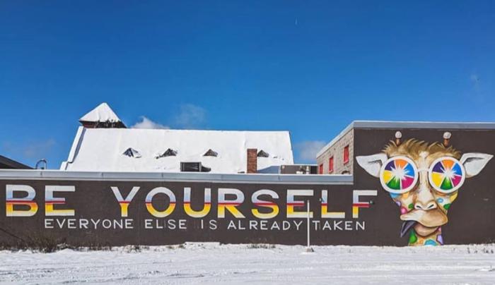 XO Taco Be Yourself Mural