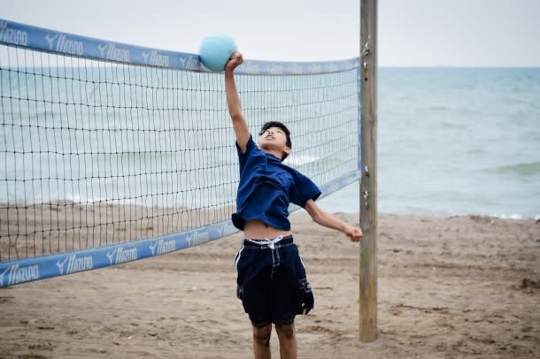 beach volleyball at Colchester