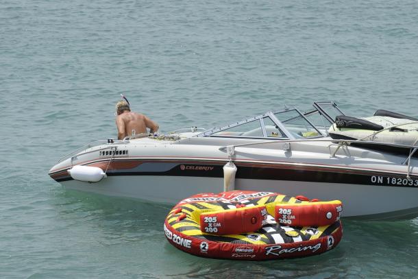 Man in boat