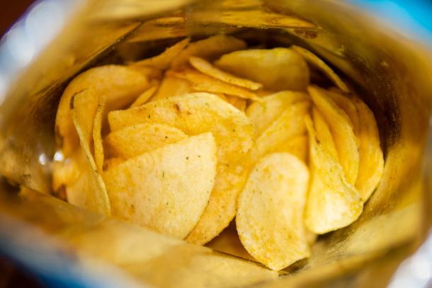 Chips in bag