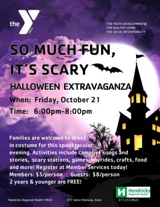 Hendricks Regional Health YMCA Halloween Extravaganza