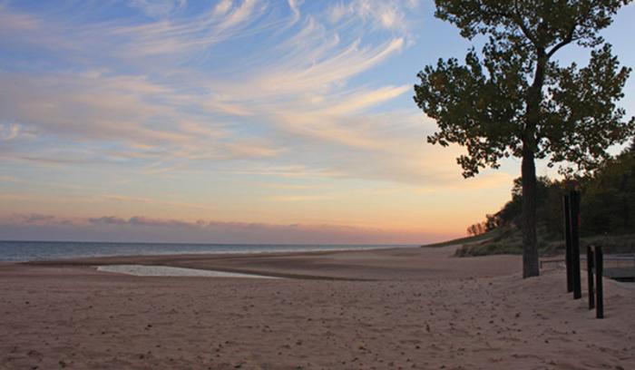 Indiana Dunes State Park beach