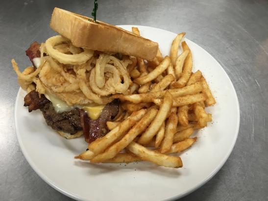 Texas Tornado Melt with Fries