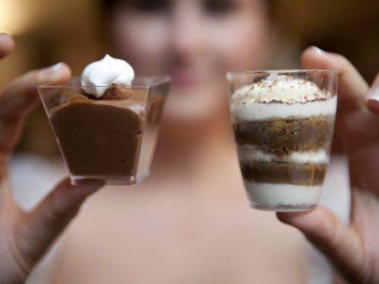 Mini Tiramisu & Chocolate Mousse