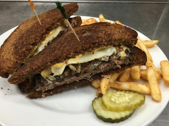 Patty Melt on Rye