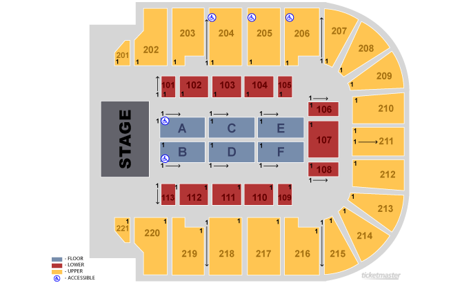 Bancorpsouth Arena Tupelo Ms Seating Chart