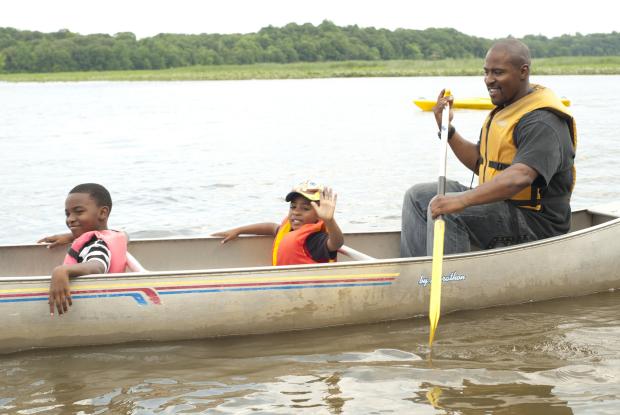 Patuxent River Park Family Canoeing