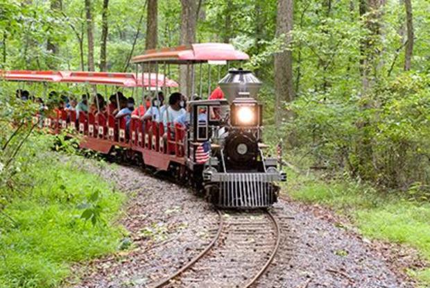 Miniature Train At Watkins