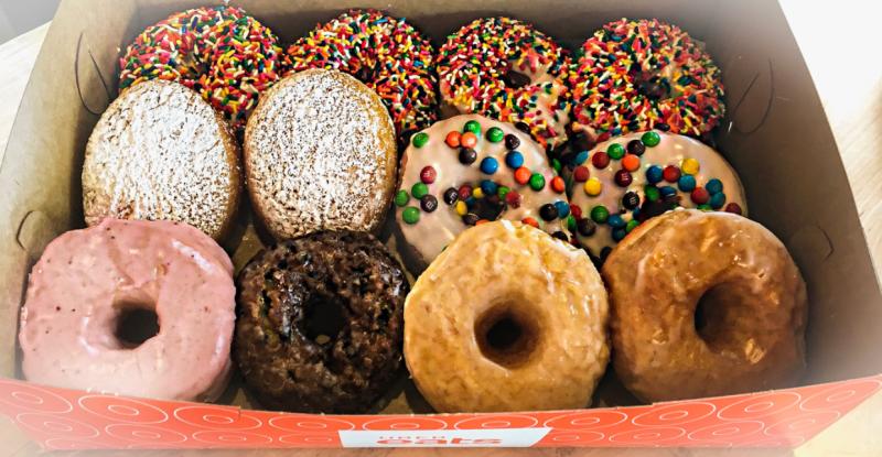 One dozen small-batch, hand-made donuts from Sugar Shack Donuts in Virginia Beach.