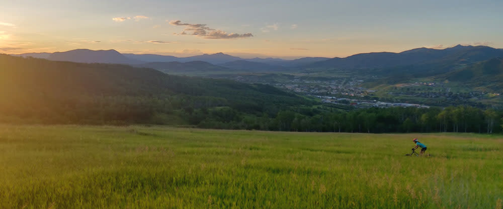Emerald Mountain Mountain Biking.Steamboat Springs, Colorado 