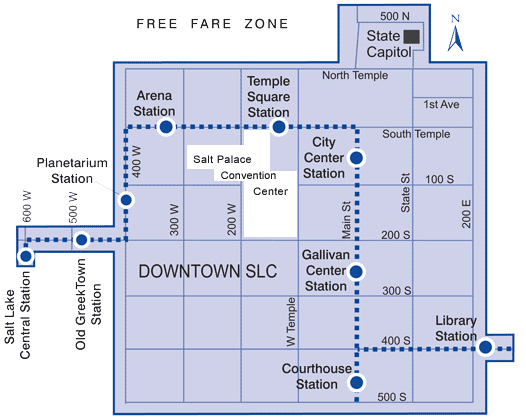 Parking zone map