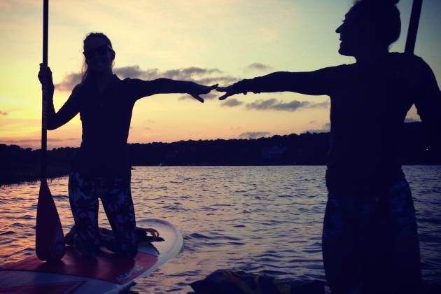Paddling at Dusk