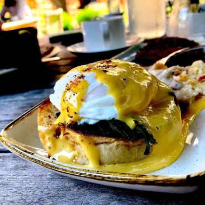 Goetta Eggs Benedict