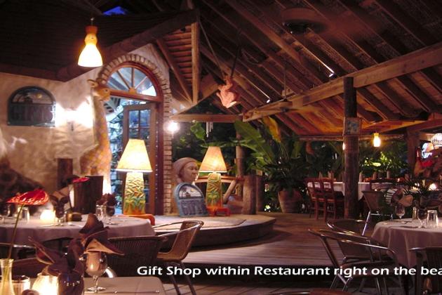 Gift shop within restaurant