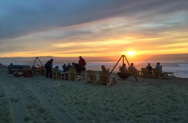 Bonfire at Sanctuary Beach Resort