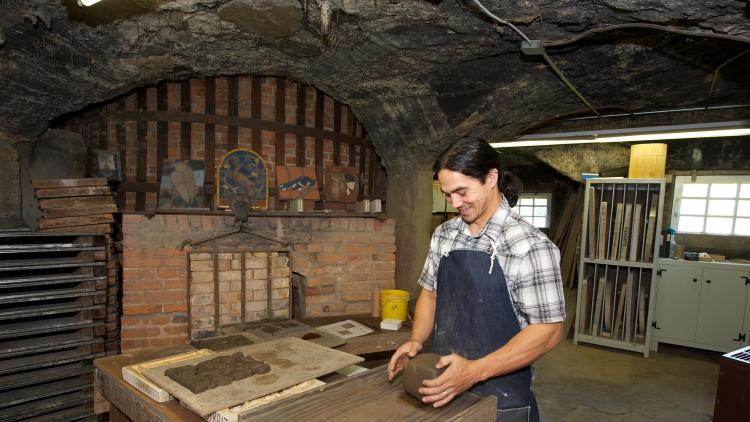 Tile Making at Moravian Pottery & Tile Works
