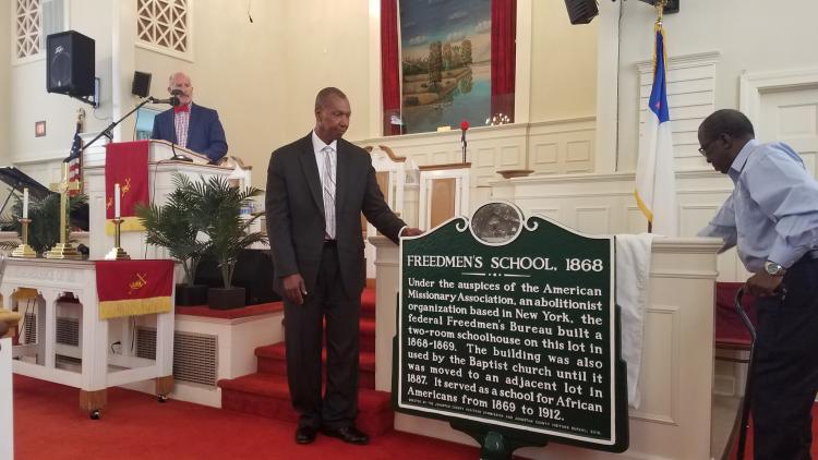 Freedmen Historical Marker