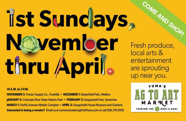Ag to Art 1st Sundays _Flyer