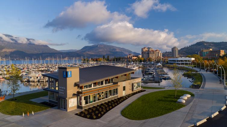 Kelowna Visitor Centre - Aerial (3)