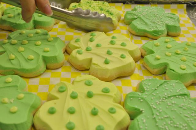 Sunny Street Shamrock Cookies
