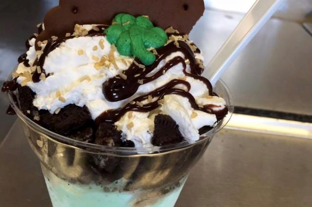 Johnson's Ice Cream Irish Approved Sundae