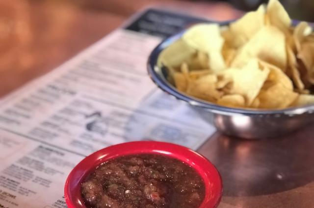 Local Cantina chips and salsa