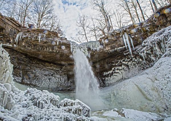 Carpenter Falls in the Winter