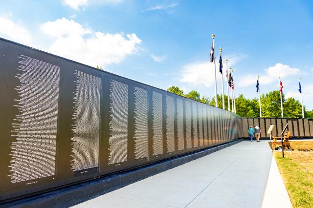Vietnam Wall at the Veterans National Memorial Shrine & Museum