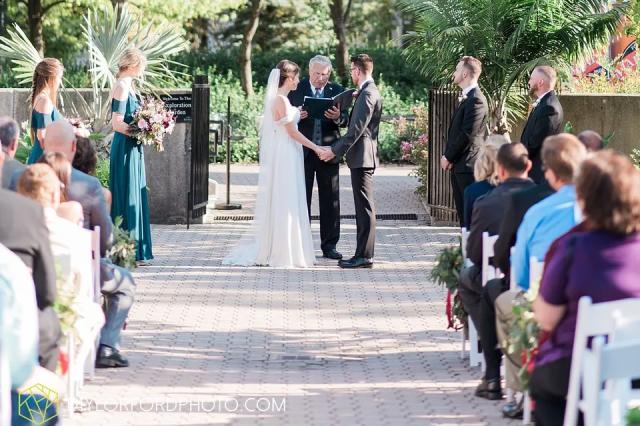 Wedding Ceremony in the Botanical Terrace Garden