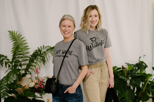Two Ladies Grey Shirt