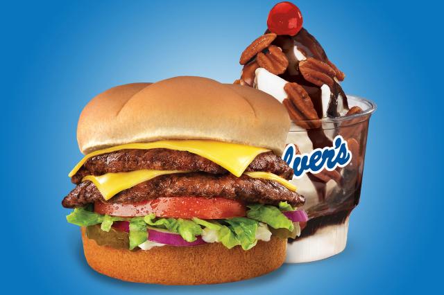 Butter Burger and Sundae