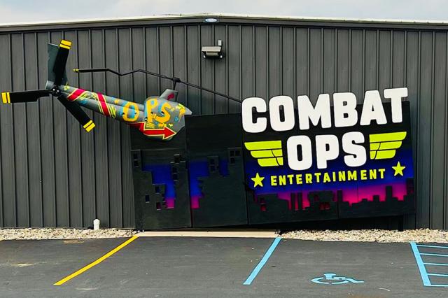 Combat Ops Entertainment Sign