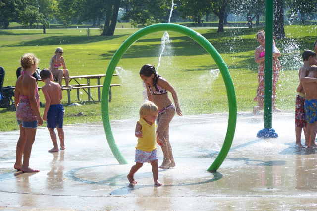 Splash Pad at Shoaff Park