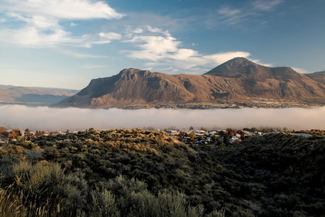 Kamloops Fall City Scape