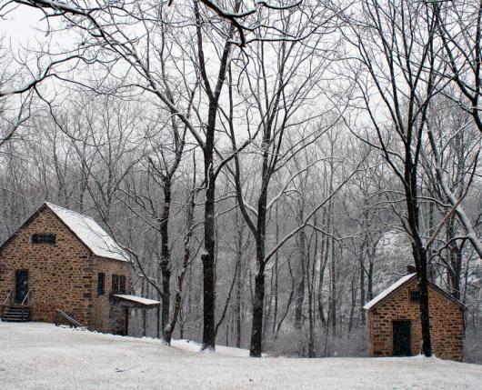 Henry's Forge In Snow