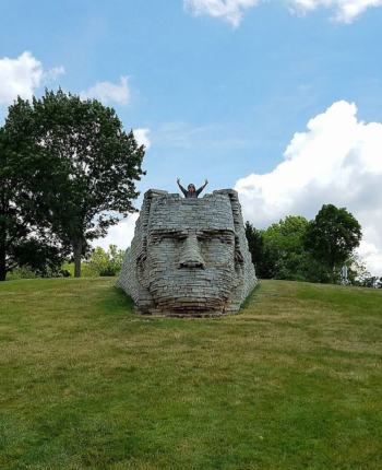 Leatherlips structure at Scioto Park