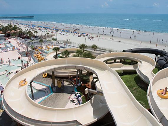 Wallpaper Splashes Oceanfront Water Park Desktop Wallpaper Free