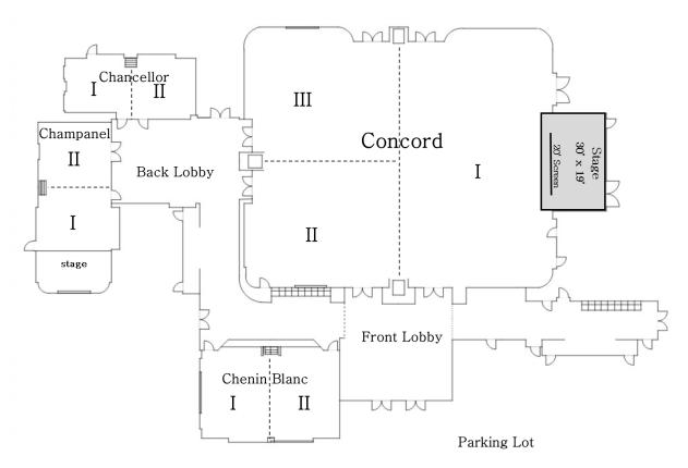 Grapevine Convention Center Floor Diagram