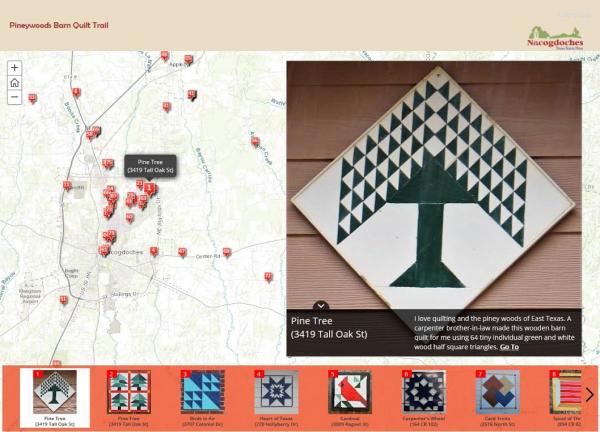 Piney woods barn quilt trail