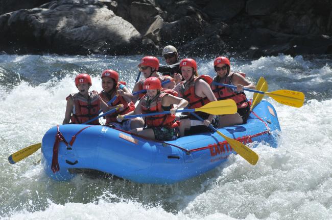 Rafting on the American River with Earthtrek Expeditions